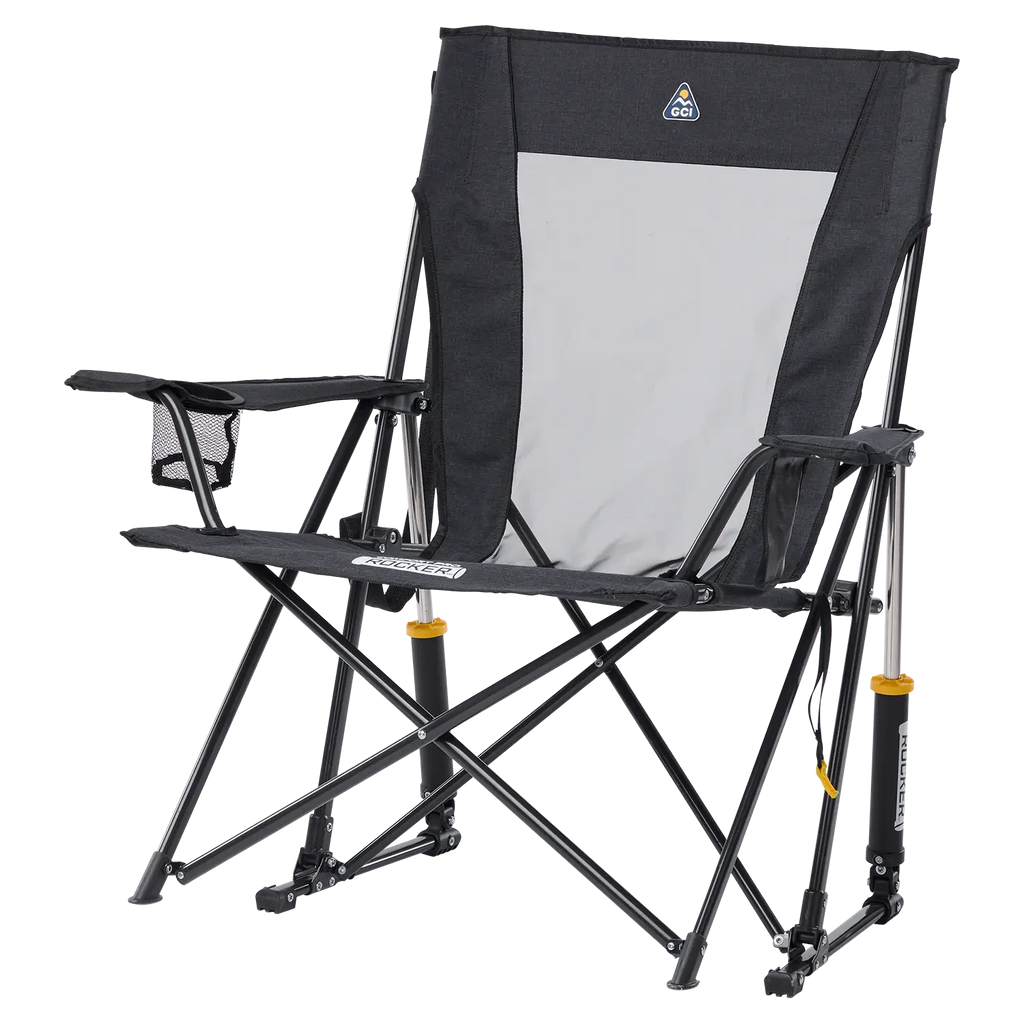 Smooth Motion Comfort Pro Rocker XL - Choice 107 - Patented Spring-Action Rocking Chair for Camping Detail