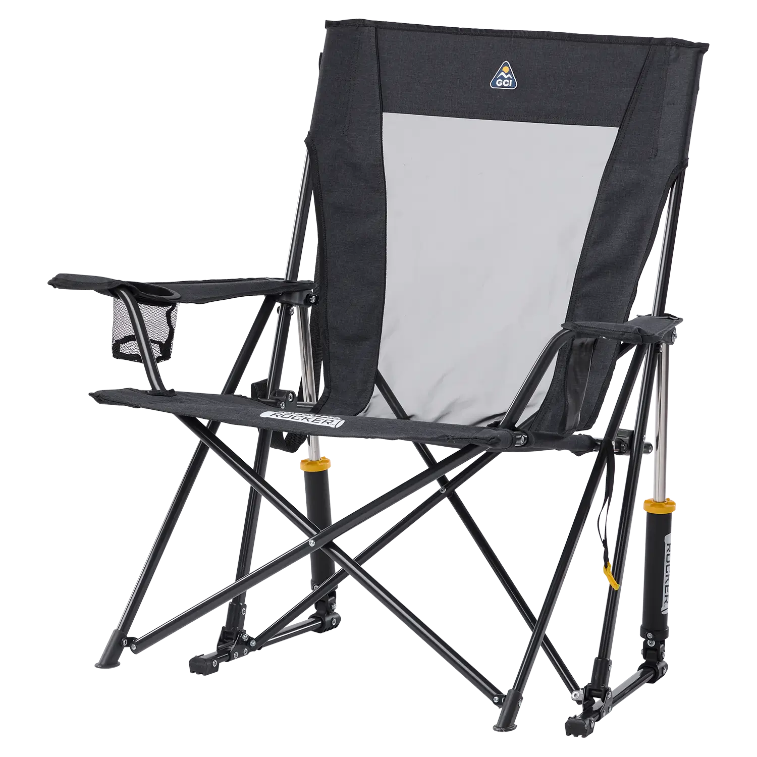 Smooth Motion Comfort Pro Rocker XL - Choice 107 - Patented Spring-Action Rocking Chair for Camping Detail