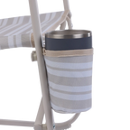 Patented Spring-Action Beach Rocker - Choice 712 - Heavy-Duty Kickback Rocker with Beverage Holder Detail