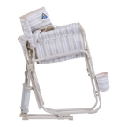 Patented Spring-Action Beach Rocker - Choice 712 - Heavy-Duty Kickback Rocker with Beverage Holder Detail