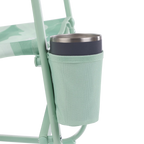 Patented Spring-Action Beach Rocker - Choice 712 - Heavy-Duty Kickback Rocker with Beverage Holder Detail