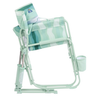 Patented Spring-Action Beach Rocker - Choice 712 - Heavy-Duty Kickback Rocker with Beverage Holder Detail