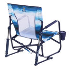 Patented Spring-Action Beach Rocker - Choice 712 - Heavy-Duty Kickback Rocker with Beverage Holder Detail