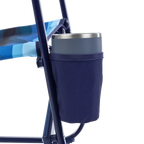 Patented Spring-Action Beach Rocker - Choice 712 - Heavy-Duty Kickback Rocker with Beverage Holder Detail