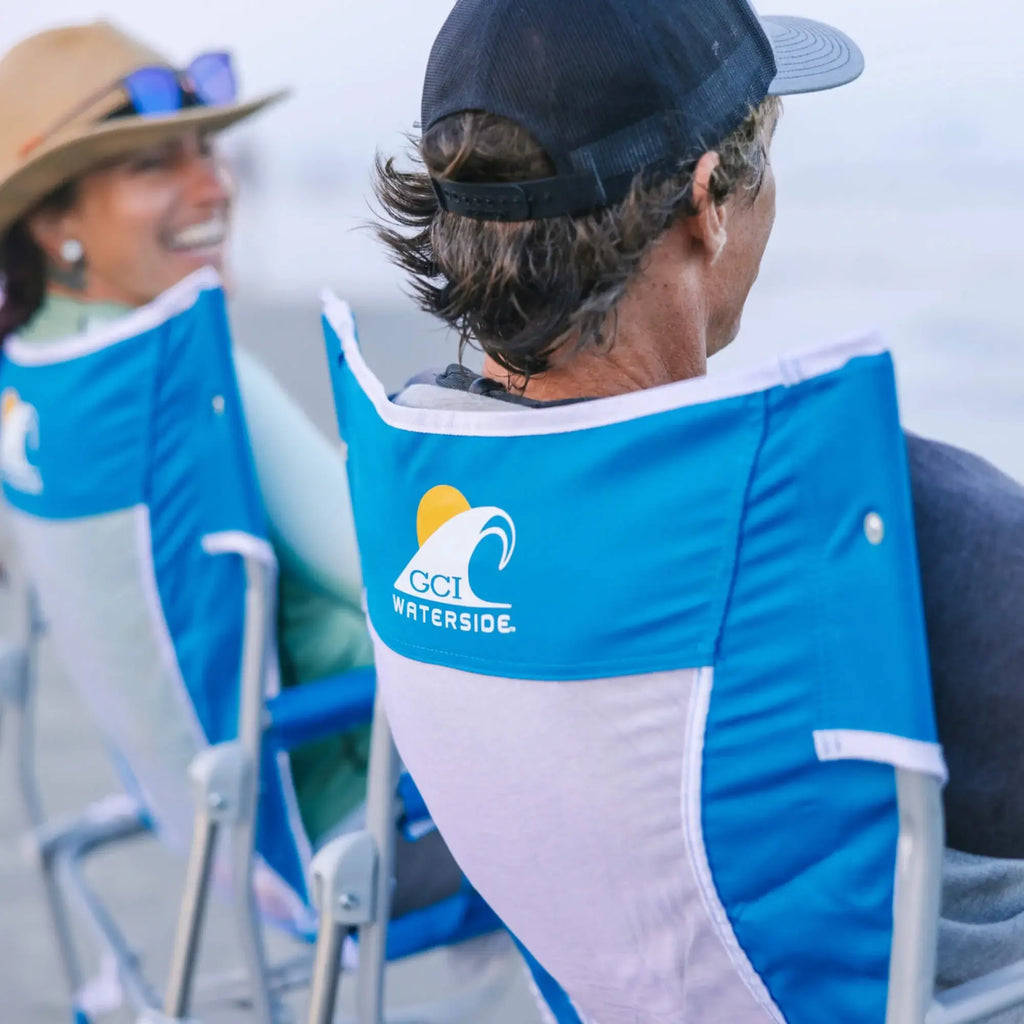 Patented Spring-Action Beach Rocker Bundle - Choice 773 - Freestyle Rocker Portable Outdoor Folding Chair Detail