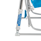 Patented Spring-Action Beach Rocker - Choice 712 - Heavy-Duty Kickback Rocker with Beverage Holder Detail