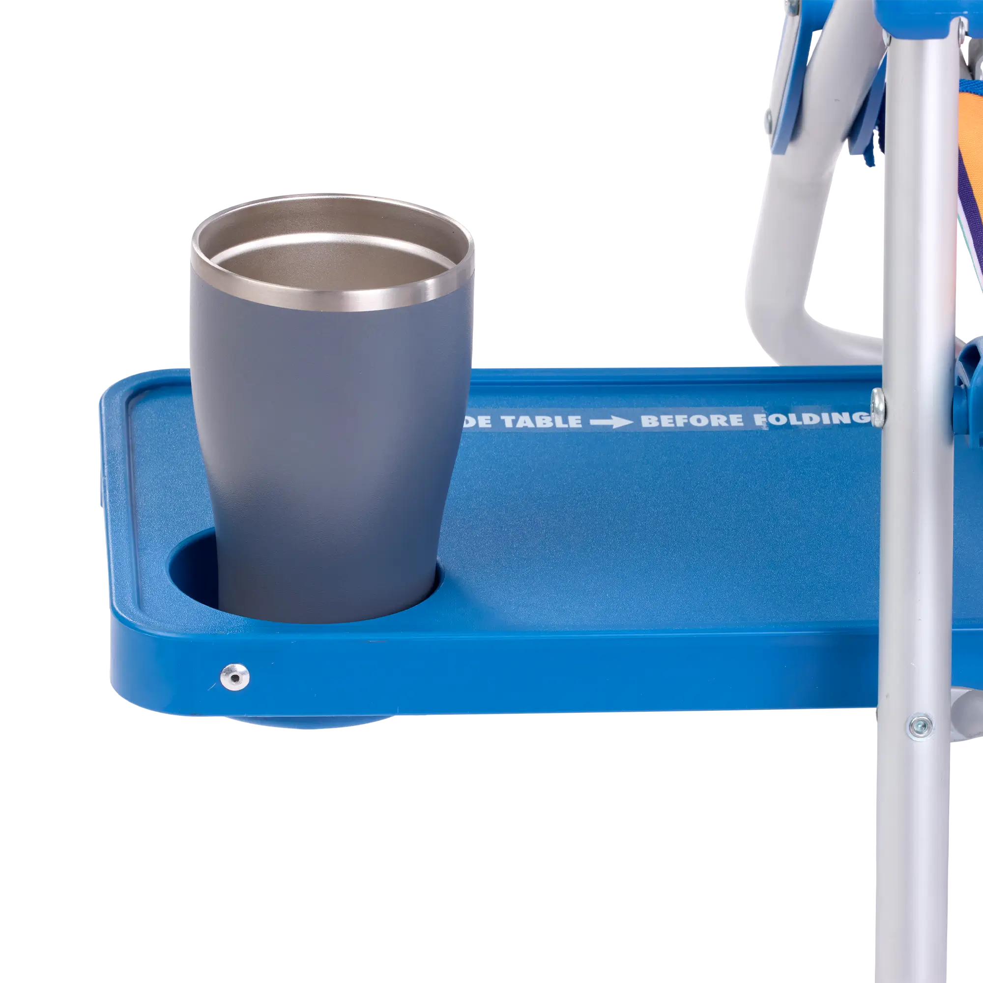 Sand-Friendly Big Surf with Slide Table - Choice 334 - Rust-Resistant Aluminum Sand-Friendly Lounge Chair Detail