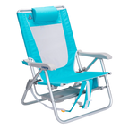 Sand-Friendly Big Surf with Slide Table - Choice 334 - Rust-Resistant Aluminum Sand-Friendly Lounge Chair Detail