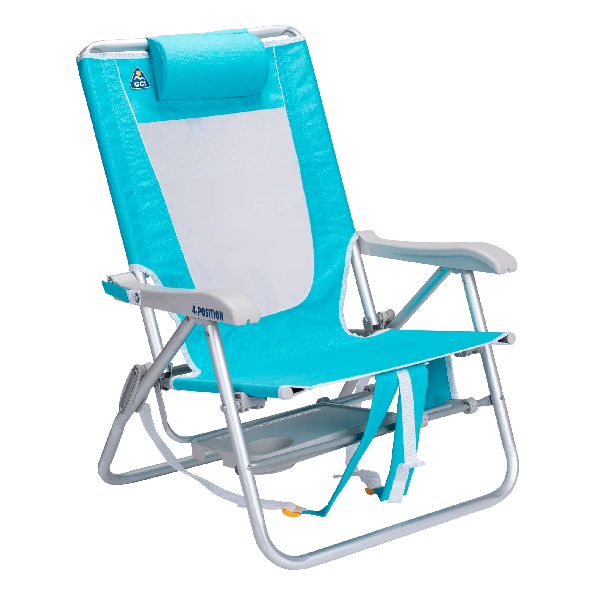 Sand-Friendly Big Surf with Slide Table - Choice 334 - Rust-Resistant Aluminum Sand-Friendly Lounge Chair Detail