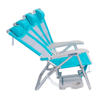 Sand-Friendly Big Surf with Slide Table - Choice 334 - Rust-Resistant Aluminum Sand-Friendly Lounge Chair Detail