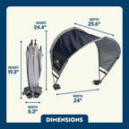 Premium All-Weather SunShade Accessory - Choice 361 - Instant Sunshade Umbrella for Tailgating Detail
