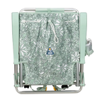 Rust-Resistant Aluminum Backpack Beach Chair - Choice 709 - Low-Profile Reclining Beach Chair with Backpack Straps Detail