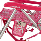 Rust-Resistant Aluminum Backpack Beach Chair - Choice 709 - Low-Profile Reclining Beach Chair with Backpack Straps Detail