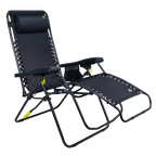 Backpack Travel Freeform Zero Gravity Lounger Bundle - Choice 507 - Rust-Resistant Aluminum Sand-Friendly Lounge Chair Detail
