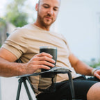 Telescoping Frame Comfort Quad Chair - Choice 989 - Ultra-Lightweight Telescoping PackSeat Travel Stool Detail