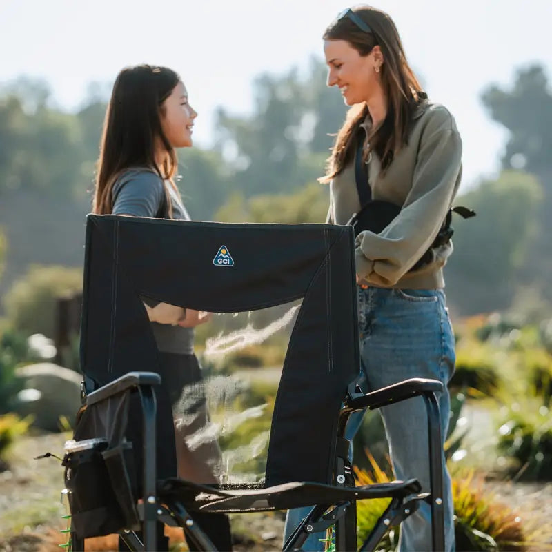 Luxury Camp Adjustable Rocker - Choice 573 - Freestyle Rocker Portable Outdoor Folding Chair Detail