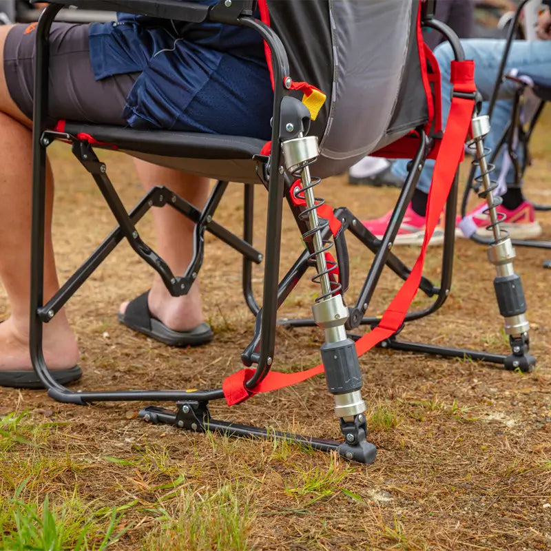 Luxury Camp Adjustable Rocker - Choice 573 - Freestyle Rocker Portable Outdoor Folding Chair Detail