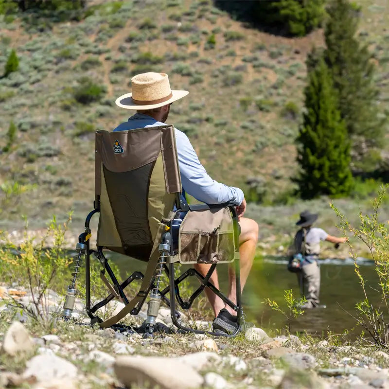 Luxury Camp Adjustable Rocker - Choice 573 - Freestyle Rocker Portable Outdoor Folding Chair Detail