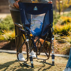 Luxury Camp Adjustable Rocker - Choice 573 - Freestyle Rocker Portable Outdoor Folding Chair Detail