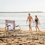 Patented Spring-Action Beach Rocker - Choice 712 - Heavy-Duty Kickback Rocker with Beverage Holder Detail