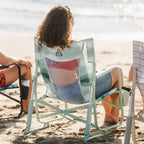 Patented Spring-Action Beach Rocker - Choice 712 - Heavy-Duty Kickback Rocker with Beverage Holder Detail