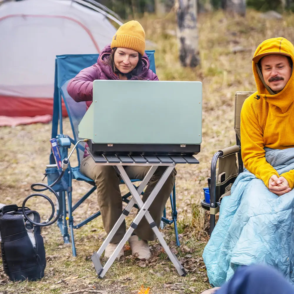 Premium All-Weather BreezeRocker - Choice 504 - Patented Spring-Action Rocking Chair for Camping Detail