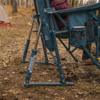 Premium All-Weather BreezeRocker - Choice 504 - Patented Spring-Action Rocking Chair for Camping Detail