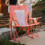 Heavy-Duty Freestyle Comfort Pro Rocker - Choice 375 - Heavy-Duty Kickback Rocker with Beverage Holder Detail