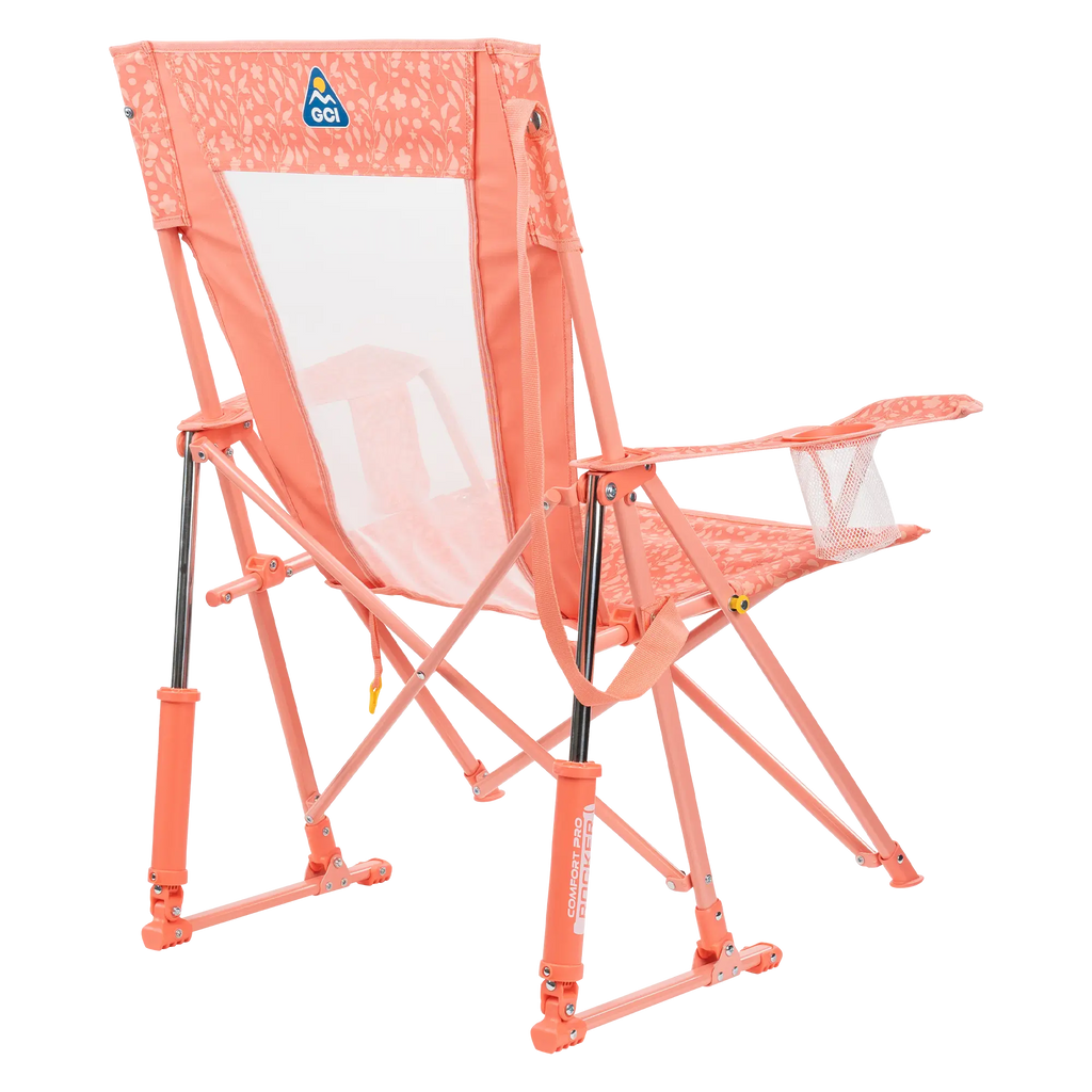 Heavy-Duty Freestyle Comfort Pro Rocker - Choice 375 - Heavy-Duty Kickback Rocker with Beverage Holder Detail