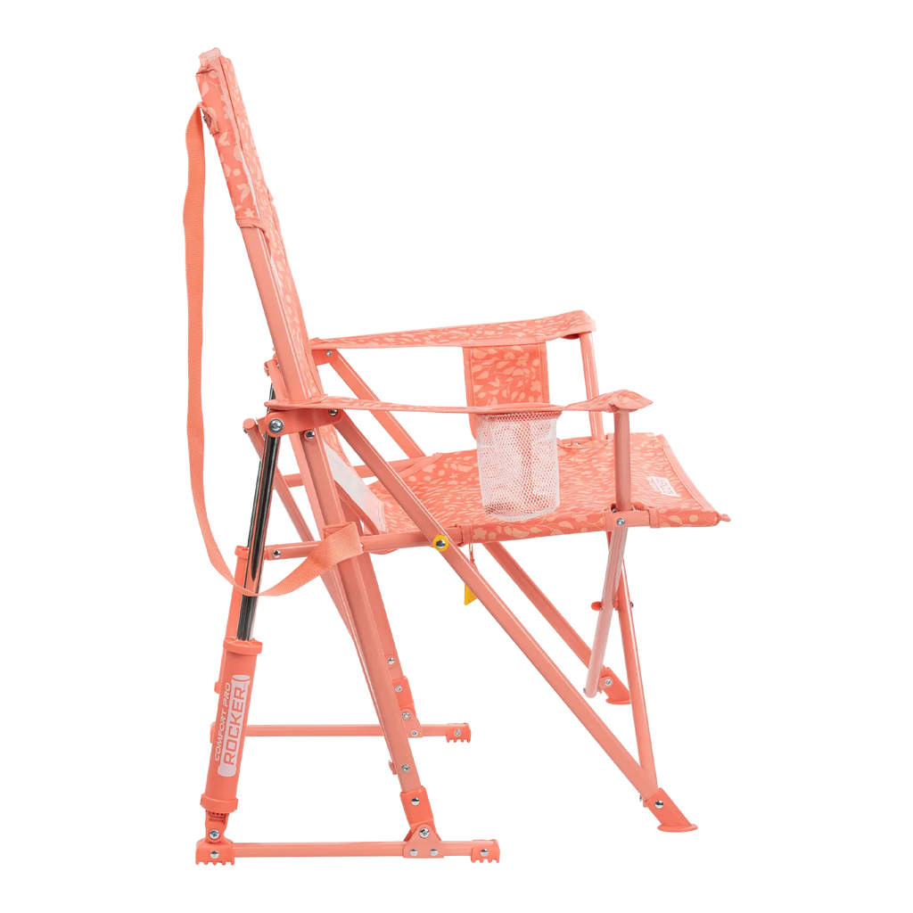 Heavy-Duty Freestyle Comfort Pro Rocker - Choice 375 - Heavy-Duty Kickback Rocker with Beverage Holder Detail