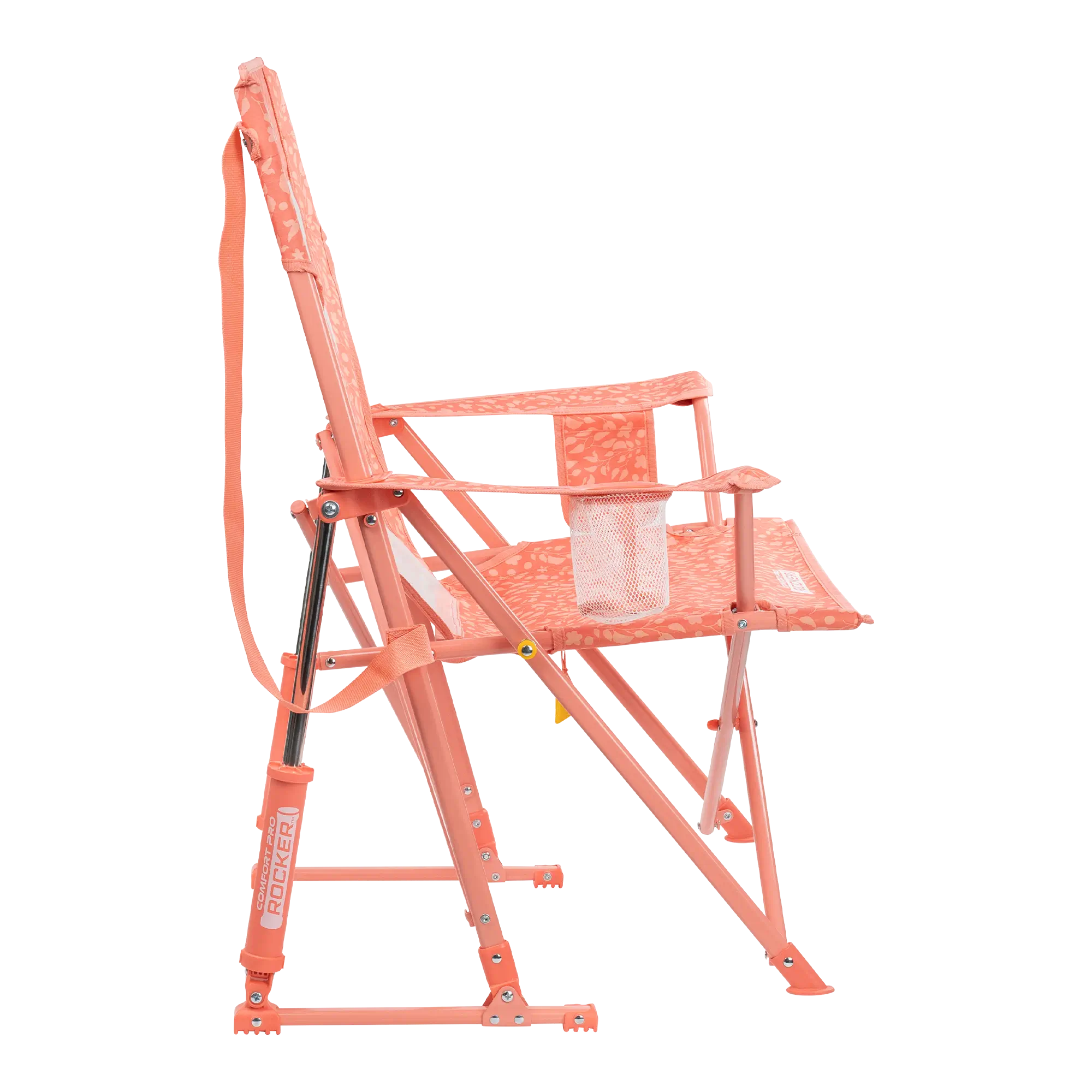 Heavy-Duty Freestyle Comfort Pro Rocker - Choice 375 - Heavy-Duty Kickback Rocker with Beverage Holder Detail