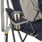Heavy-Duty Freestyle Comfort Pro Rocker - Choice 375 - Heavy-Duty Kickback Rocker with Beverage Holder Detail