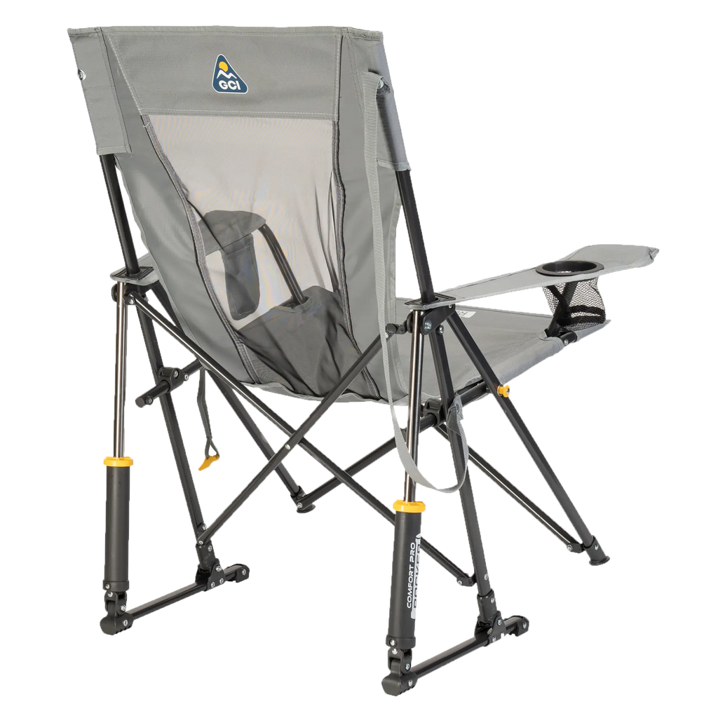 Heavy-Duty Freestyle Comfort Pro Rocker - Choice 375 - Heavy-Duty Kickback Rocker with Beverage Holder Detail