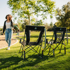 Heavy-Duty Freestyle Comfort Pro Rocker - Choice 375 - Heavy-Duty Kickback Rocker with Beverage Holder Detail