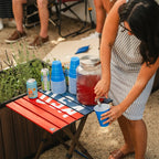Multi-Functional Cook Compact Camp Table 20 - USA Anniversary Deluxe - Choice 757 - Portable Camping Table with Heat-Resistant Countertop Detail