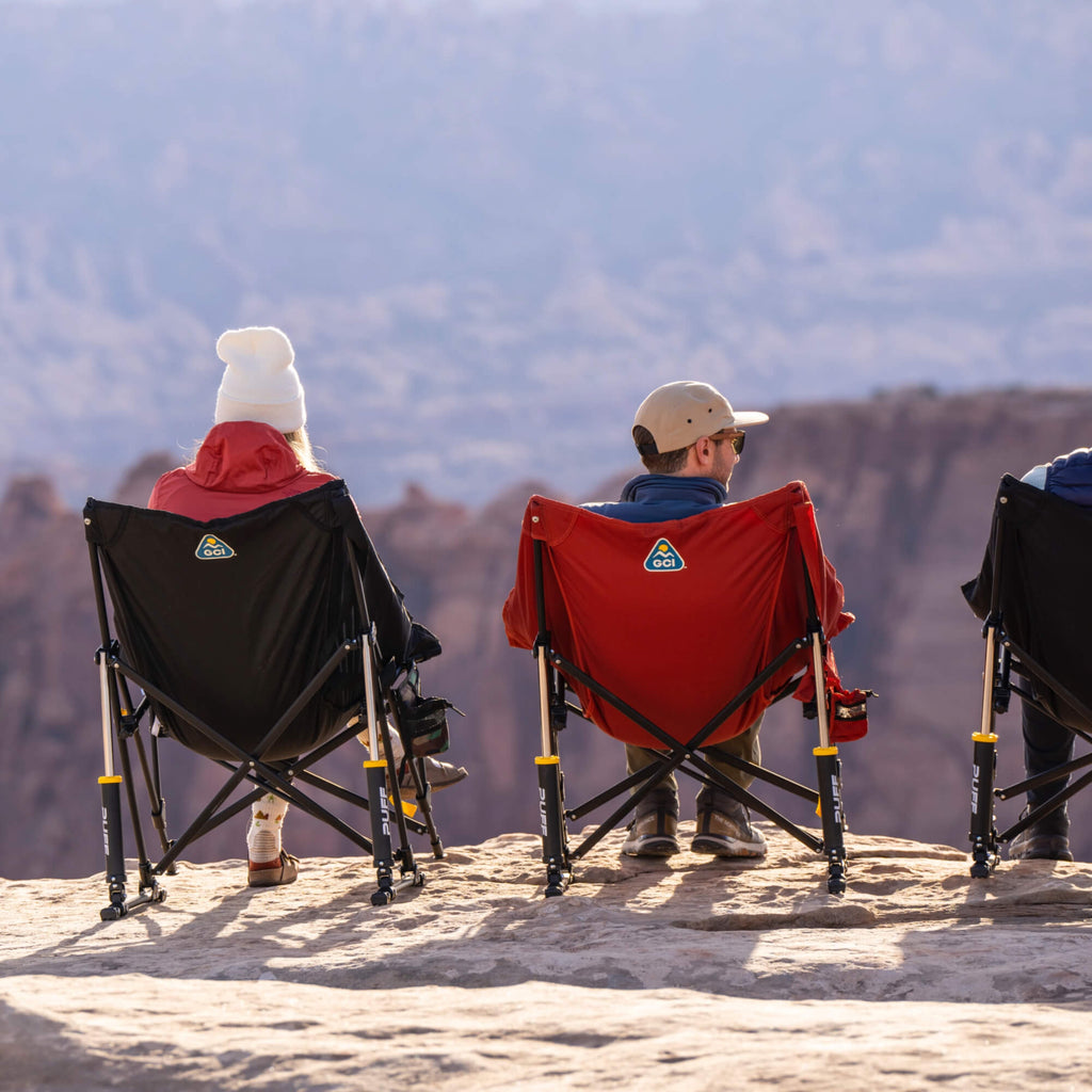 Premium All-Weather Puff Rocker - Choice 731 - RoadTrip Rocker Smooth Motion Camp Chair Detail