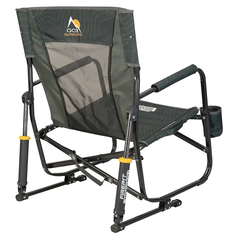 Patented Spring-Action FirePit Rocker - Choice 737 - Freestyle Rocker Portable Outdoor Folding Chair Detail