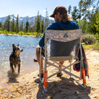 Patented Spring-Action Freestyle Rocker Elite - Choice 460 - Patented Spring-Action Rocking Chair for Camping Detail