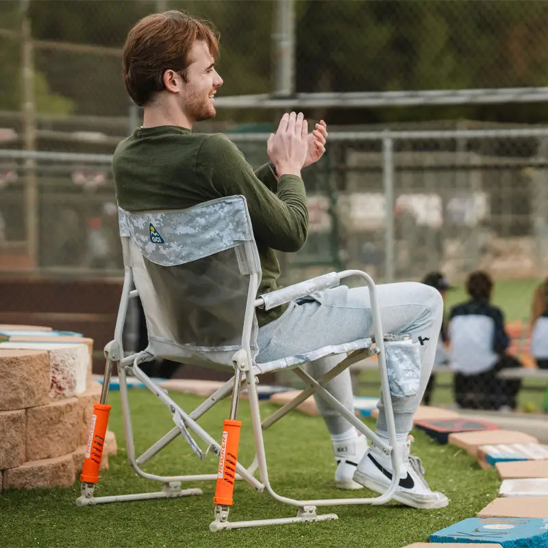 Patented Spring-Action Freestyle Rocker Elite - Choice 460 - Patented Spring-Action Rocking Chair for Camping Detail