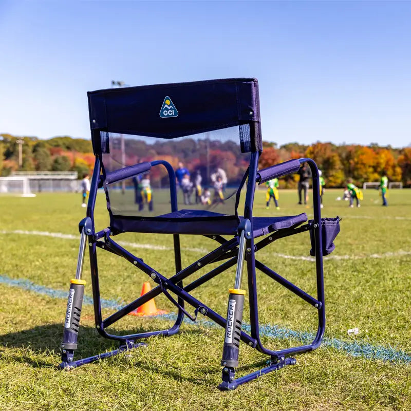 Patented Spring-Action Freestyle Rocker Elite - Choice 460 - Patented Spring-Action Rocking Chair for Camping Detail