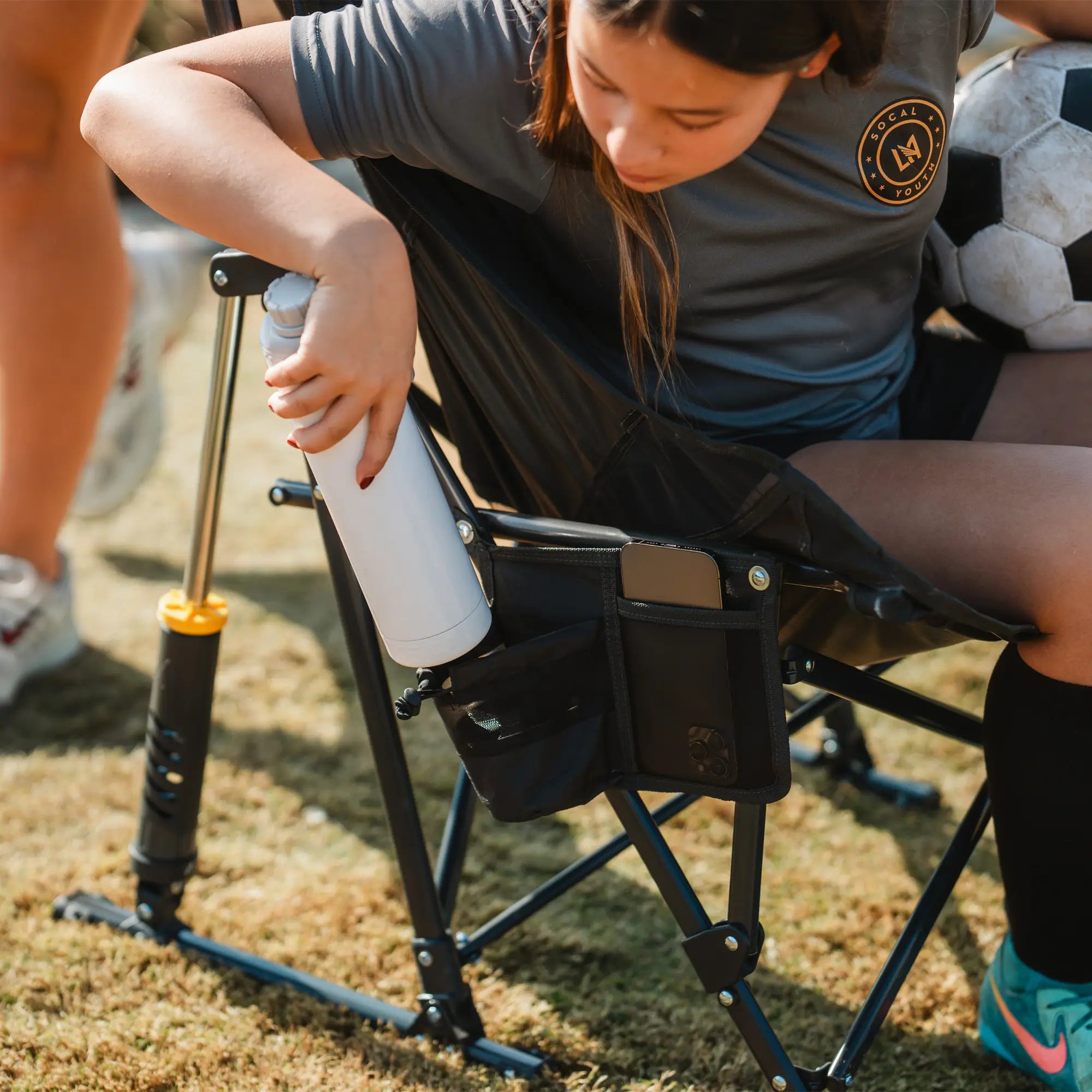 Heavy-Duty Freestyle Pod Rocker Elite - Choice 832 - Freestyle Rocker Portable Outdoor Folding Chair Detail