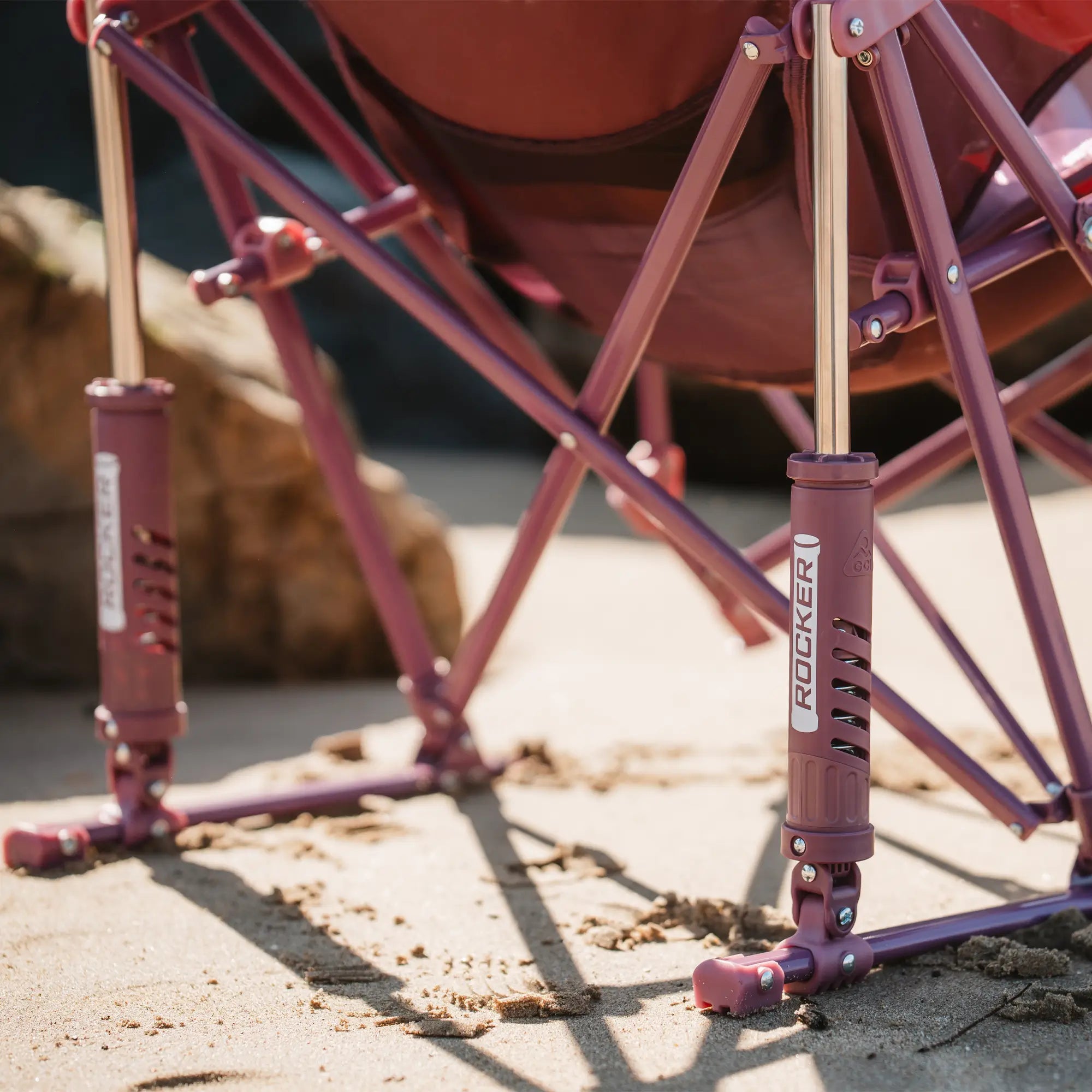 Heavy-Duty Freestyle Pod Rocker Elite - Choice 832 - Freestyle Rocker Portable Outdoor Folding Chair Detail