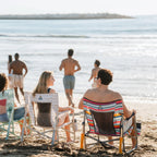 Patented Spring-Action Beach Rocker - Choice 712 - Heavy-Duty Kickback Rocker with Beverage Holder Detail
