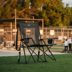 Smooth Motion Comfort Pro Rocker XL - Choice 107 - Patented Spring-Action Rocking Chair for Camping Detail
