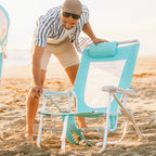 Sand-Friendly Big Surf with Slide Table - Choice 334 - Rust-Resistant Aluminum Sand-Friendly Lounge Chair Detail