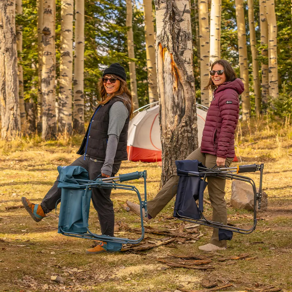 Luxury Camp Grab & Go Rocker - Choice 551 - Patented Spring-Action Rocking Chair for Camping Detail