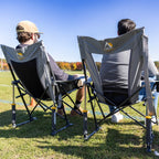 Heavy-Duty Freestyle Comfort Pro Rocker - Choice 375 - Heavy-Duty Kickback Rocker with Beverage Holder Detail