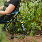 Luxury Camp Kickback Rocker - Choice 345 - Heavy-Duty Kickback Rocker with Beverage Holder Detail
