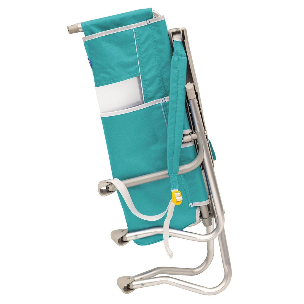 Reclining Beach Bi-Fold Beach Chair - Choice 601 - Portable Heavy-Duty Low Boy Chair for Ocean Side Detail