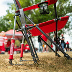 Patented Spring-Action College Comfort Pro Rocker - Ohio State Buckeyes - Choice 676 - Patented Spring-Action Rocking Chair for Camping Detail